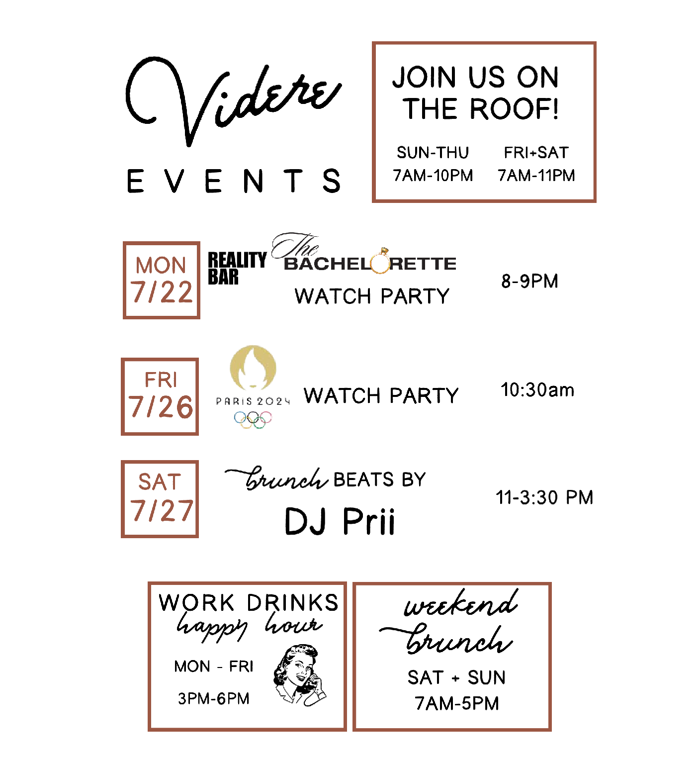 Image representing This week at Videre Rooftop Restaurant and Bar