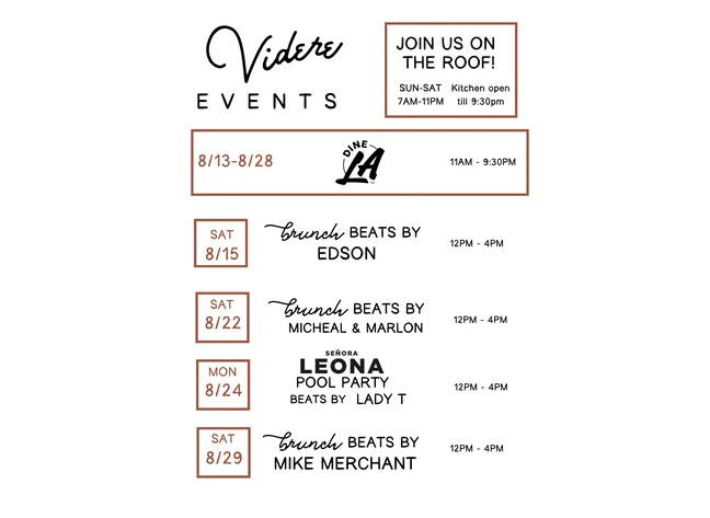 Events in August