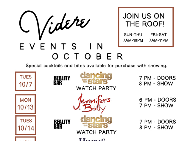 Events in October