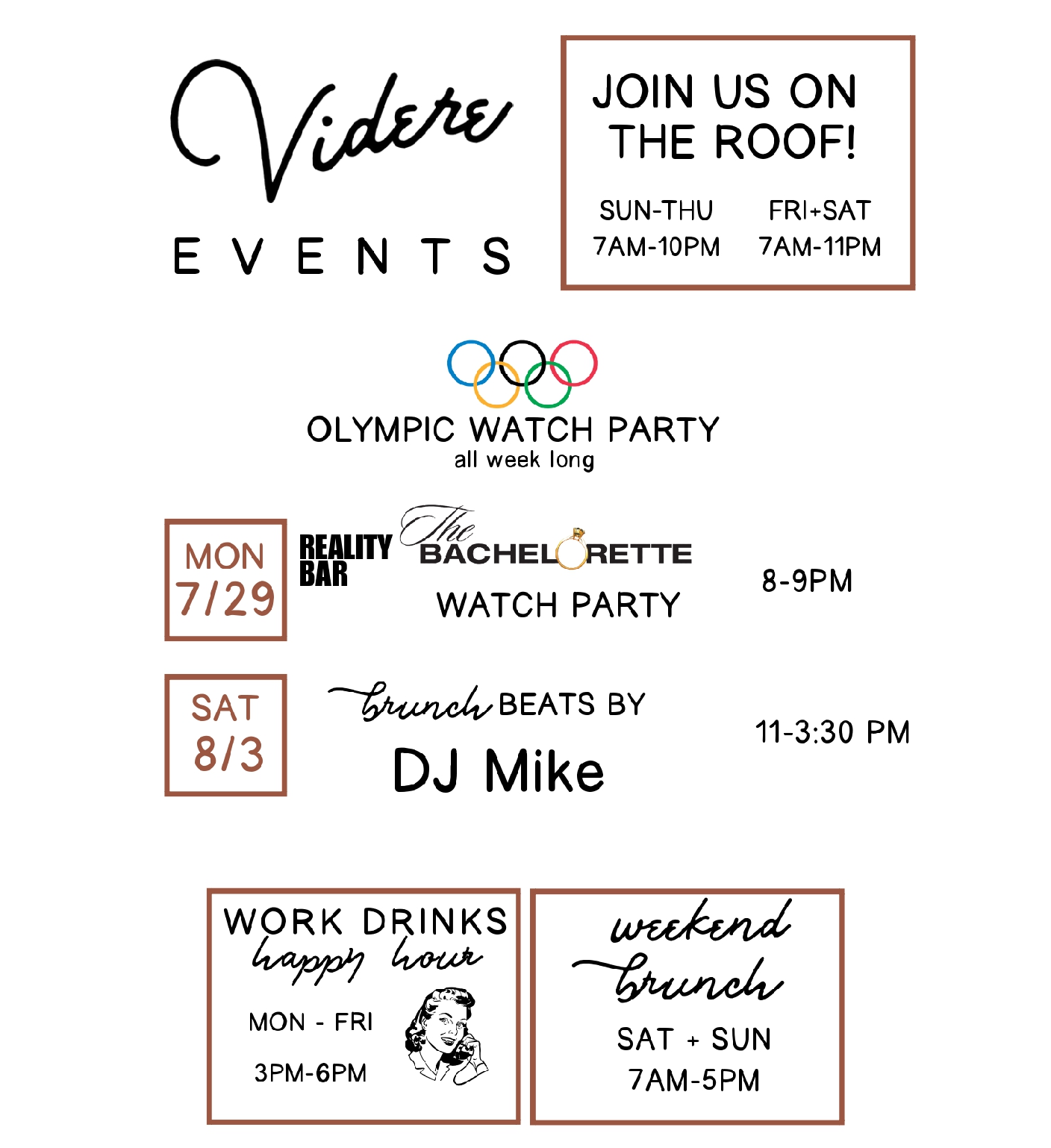 Image representing This Week at Videre Rooftop Restaurant and Bar