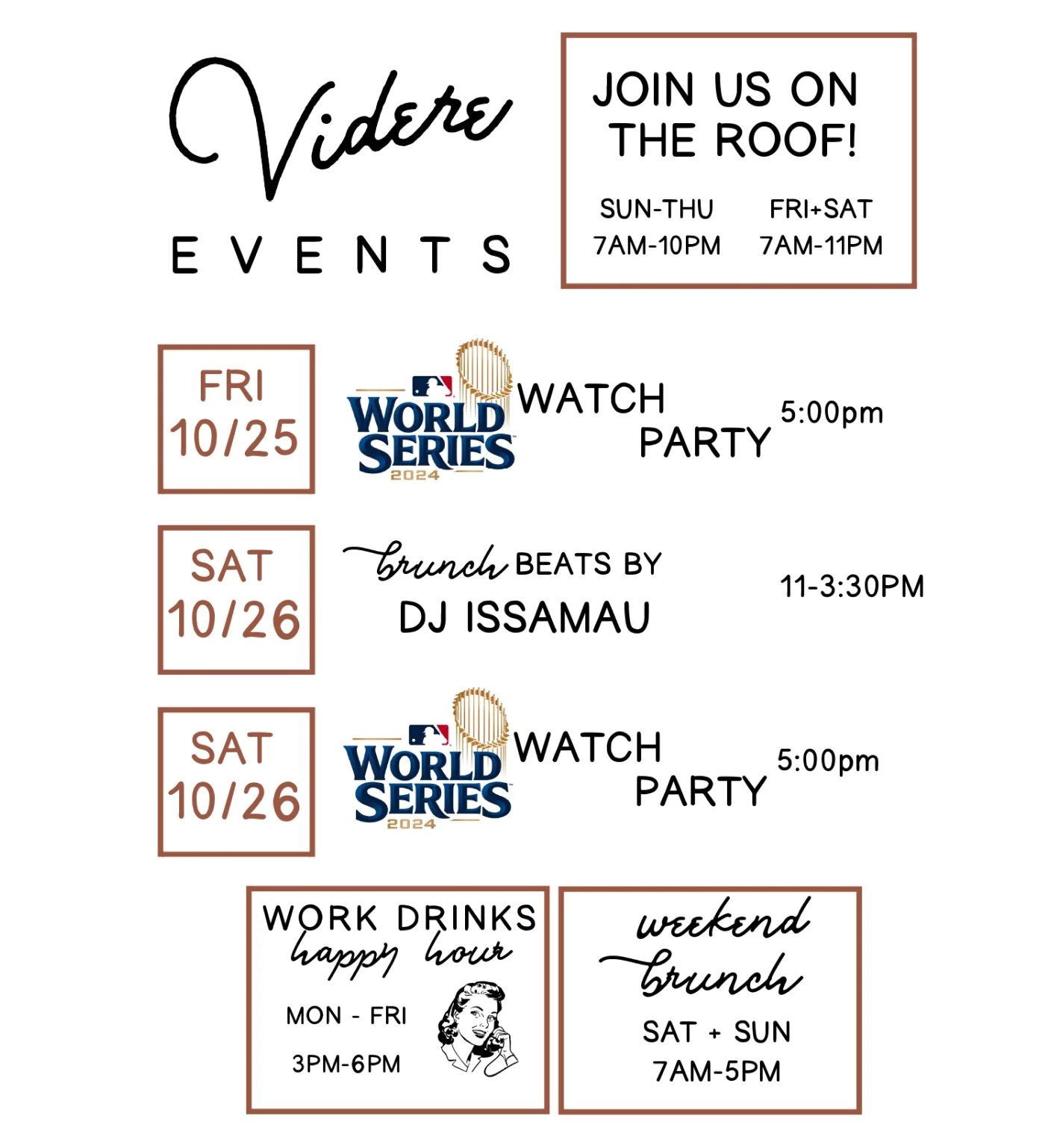Image representing This Week at Videre Rooftop Restaurant and Bar